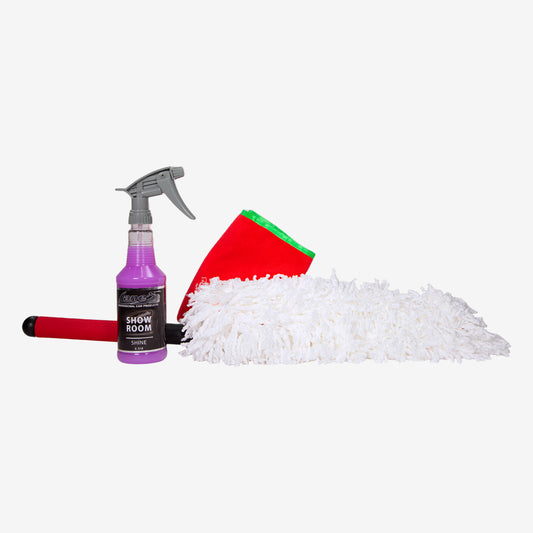 Jumbo Car Duster Quick Detail Spray Microfiber Towel Kit